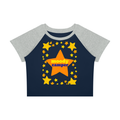 The Starlight Moody Camper Raglan: Women’s Raglan Color Block Baby T-Shirt