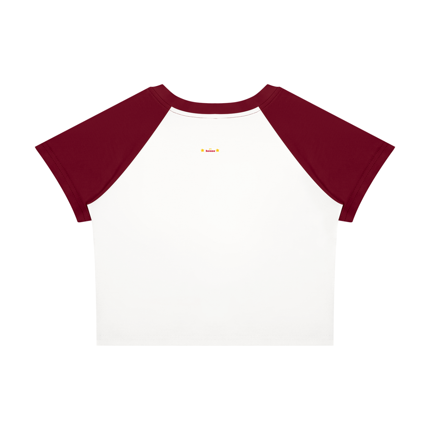 The Lake Club Baby Tee: Women’s Raglan Color Block Baby T-Shirt